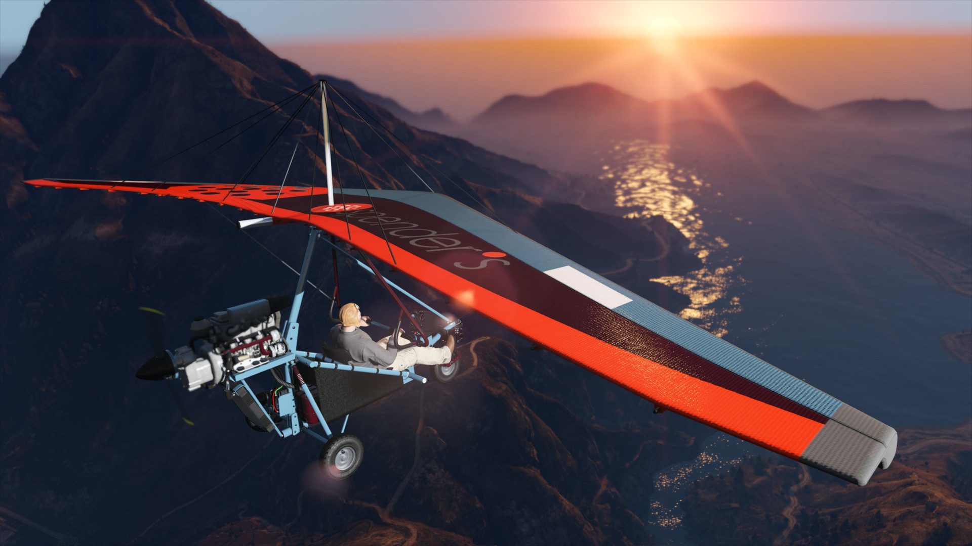 GTA 5 : poursuite en voiture dans la ville