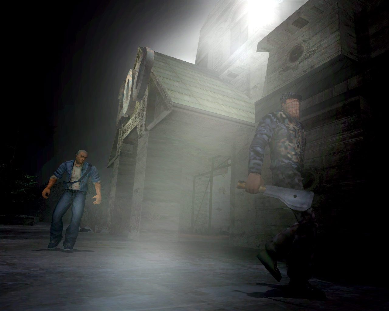 Manhunt : ruelle sombre et menaçante