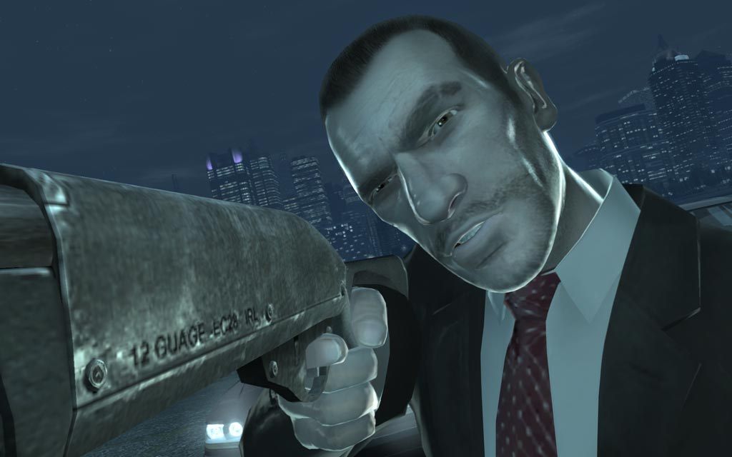 GTA IV : poursuite en voiture de nuit